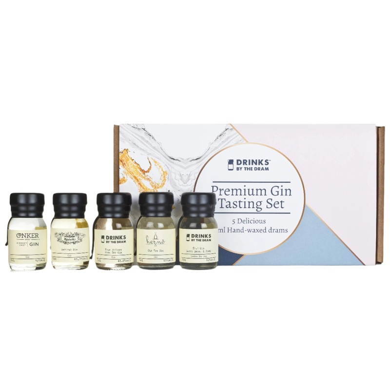 Drinks by the Dram Premium Gin Tasting Set 5x3cl