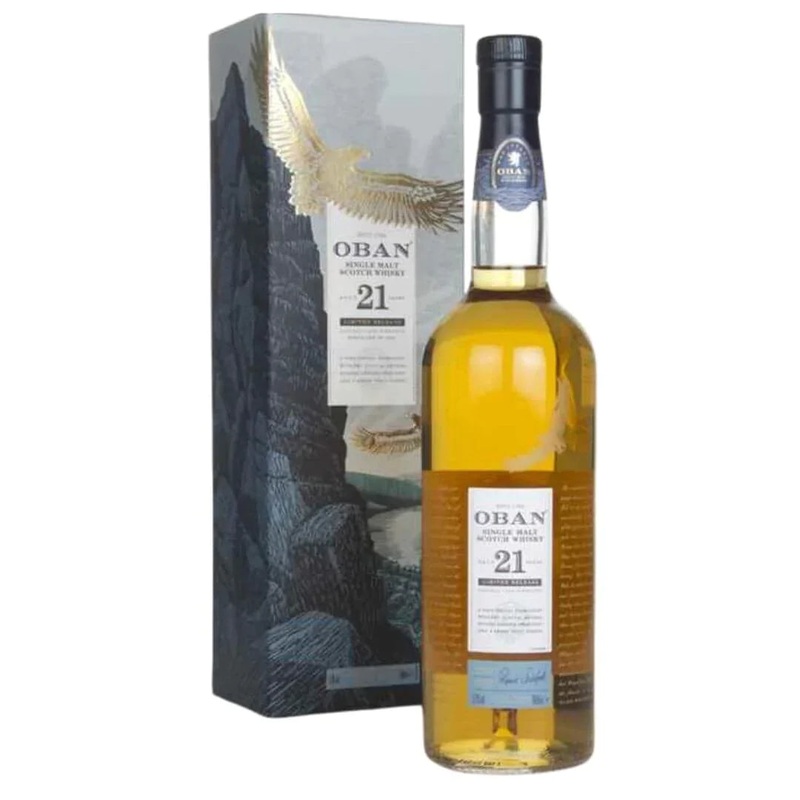 Oban 21 Years Old Single Malt Scotch Whisky 750mL