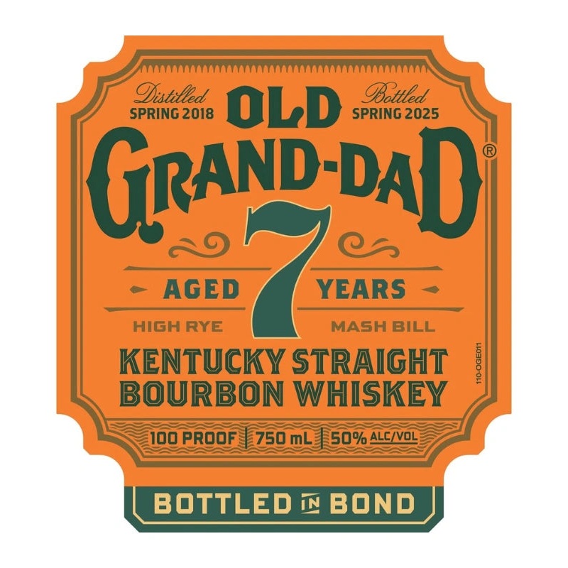 Old Grand Dad 7 Year Bottled-In-Bond Bourbon 750mL