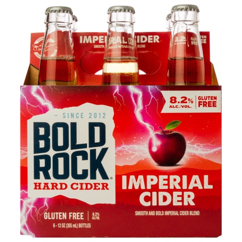 Bold Rock Imperial Apple Hard Cider 6 PACK 12 OZ CANS