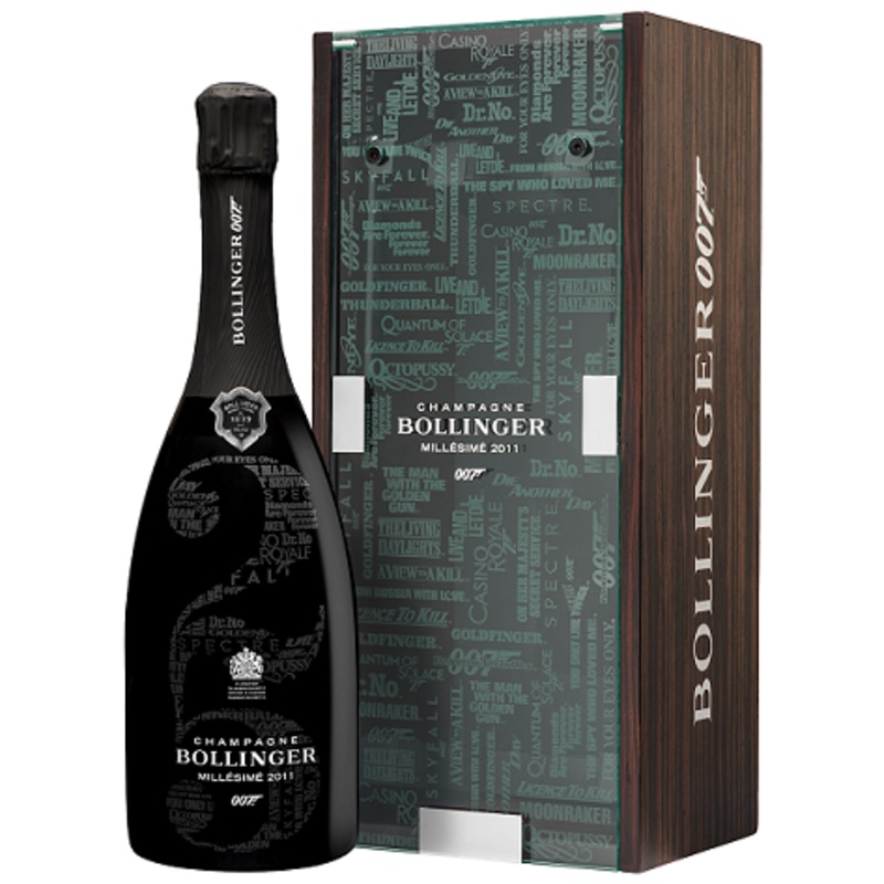 Bollinger 007 Limited Edition Millesime 2011 Champagne 1 Bottle 75cl - Gift Case
