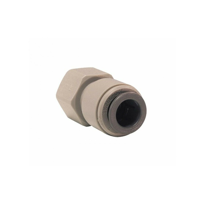 DM Fittings Female Adaptor 3/8'' Tube OD 1/4 FFL Thread