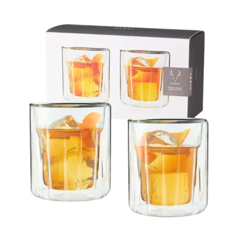 Double-Walled Rocks Glasses by Viski