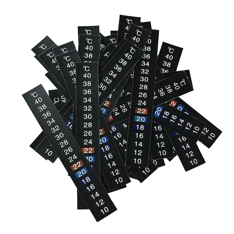 50 x Brew2Bottle LCD Home Brew Stick On Adhesive Thermometer