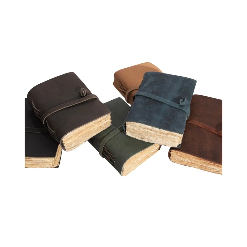 Assorted Mini Leather Wrap Journal SINGLE