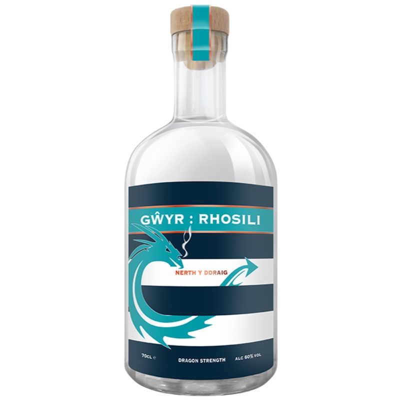 Gwyr Rhosili Dragon Strength Gin 1 Bottle