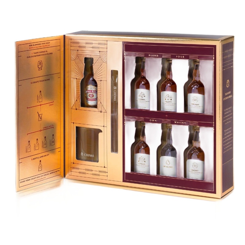 Chivas Regal Scotch Whisky Blend At Home Kit 6x5cl