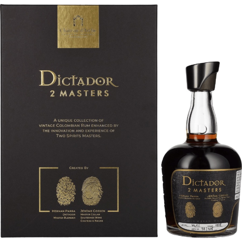 Dictador Aged Rum 2 Masters Chateau D'Arche Sauternes 750 ML