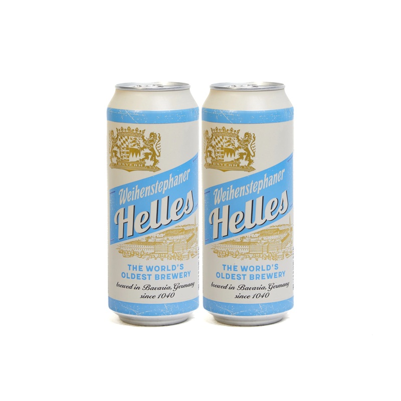Weihenstephaner Helles 4 PACK 16.9 OZ CANS