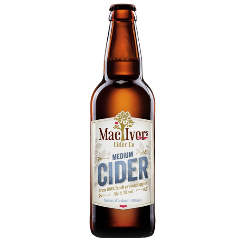 MacIvors Medium Cider 50cl 4.5% abv