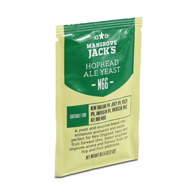 Mangrove Jacks 10.5g Beer Yeast - M66 Hophead Ale Yeast