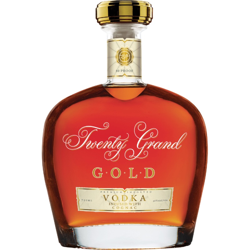 Twenty Grand Gold Vodka Infused with Cognac 750 ML