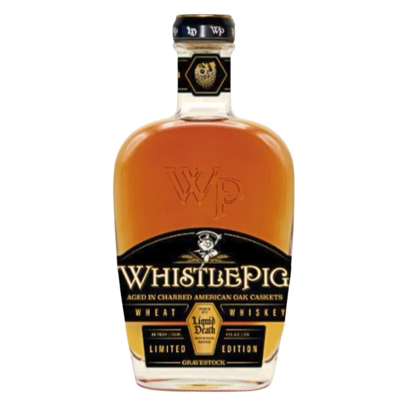 WhistlePig Wheat Whiskey Proofed with Liquid Death Mountain Water 750mL 750mL