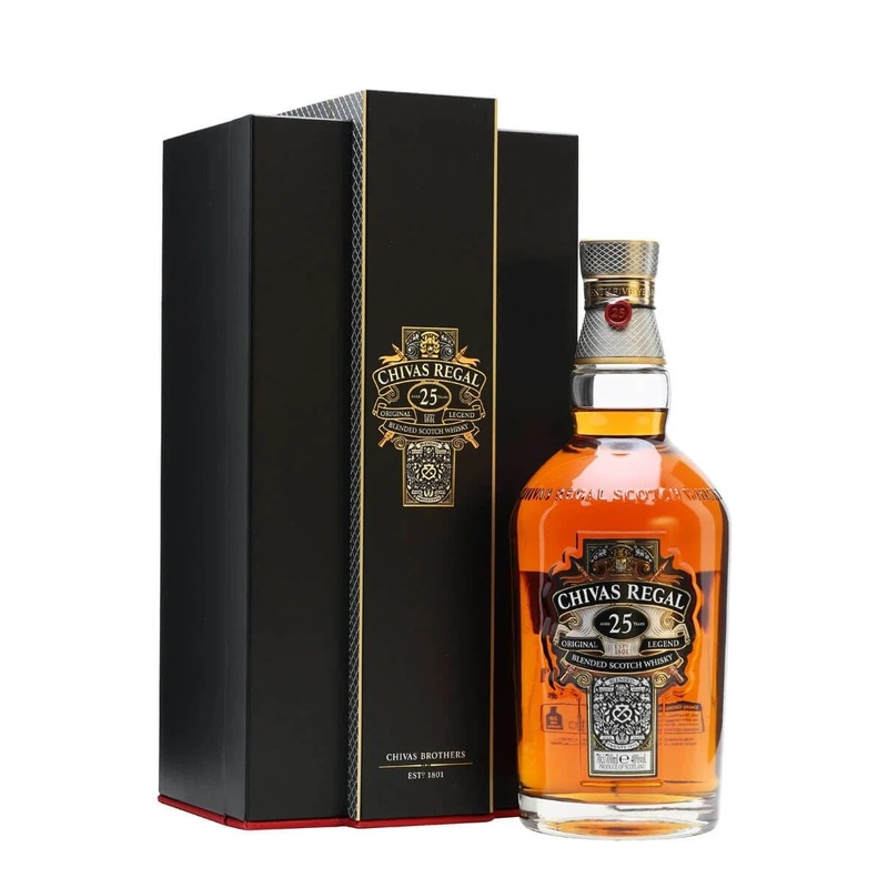 Chivas Regal 25 Year Old Blended Scotch Whisky 70cl