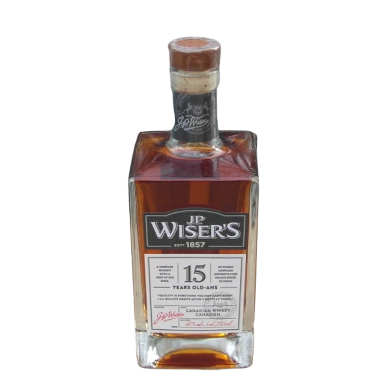 J.P. Wiser'S Canadian Whiskey 15 Yr 80 750 ML