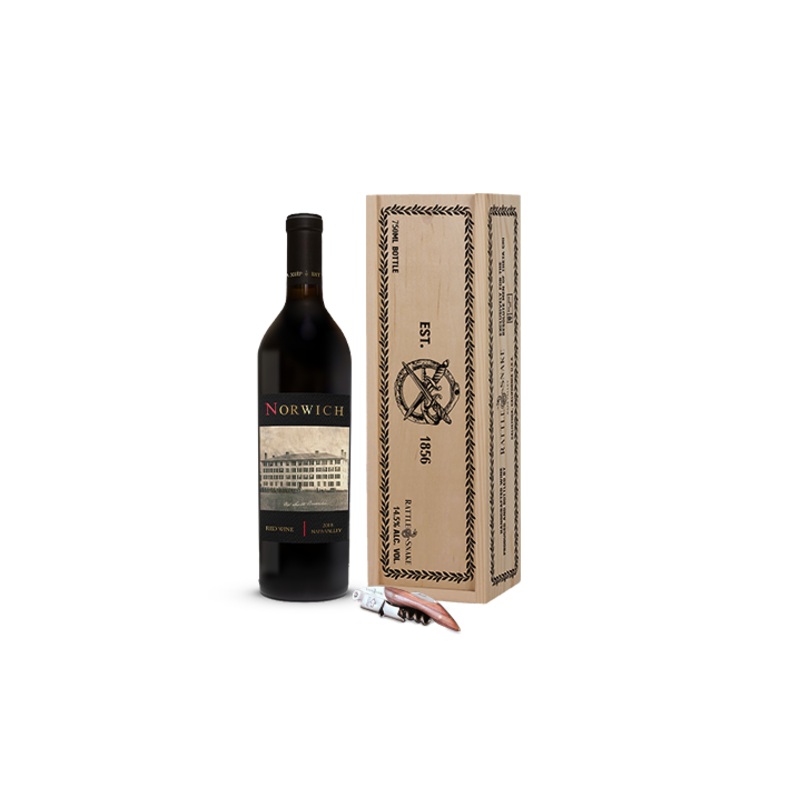 Norwich - Old South Barracks Red Wine Gift Box
