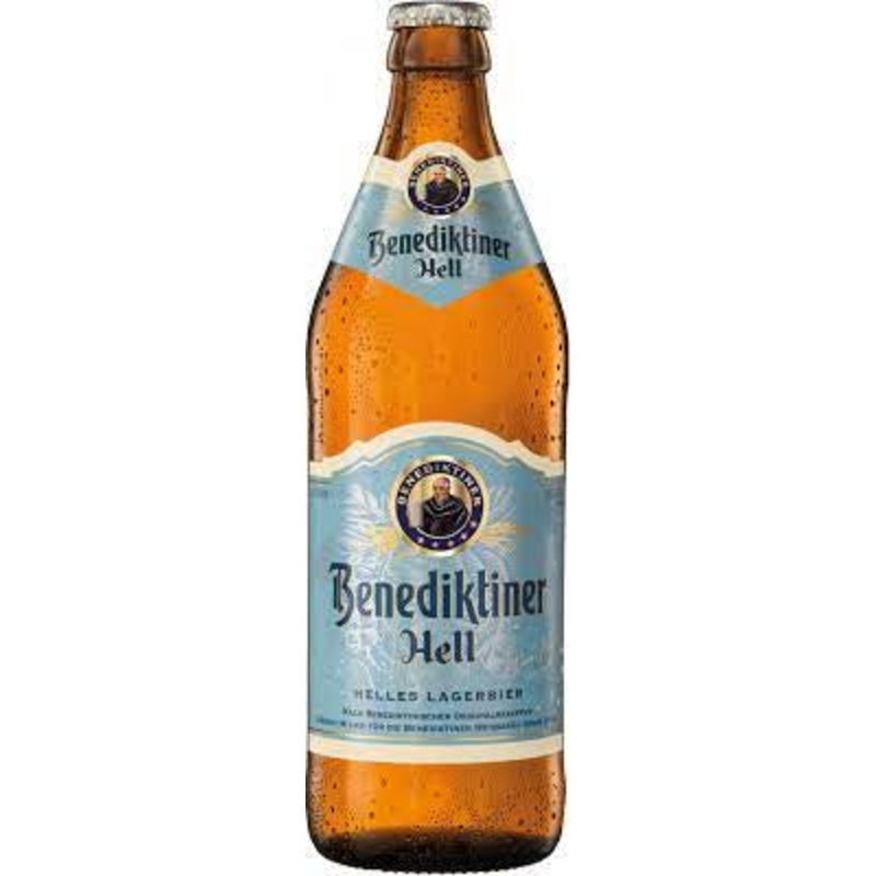 Benediktiner Helles 5% abv 500ml Blt