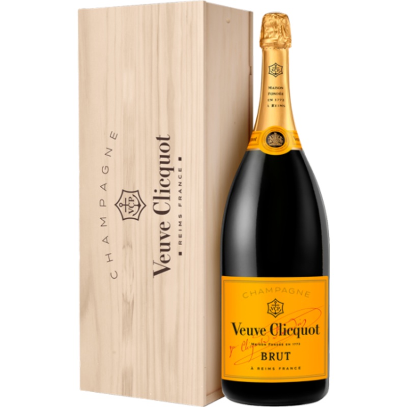 Veuve Clicquot Brut NV Champagne - 6L Methuselah - Wooden Case