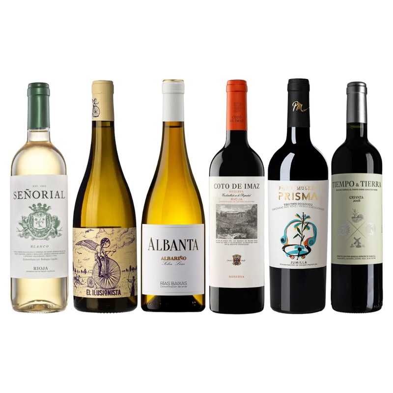 Explore Spain '6 Bottle' Wine Case