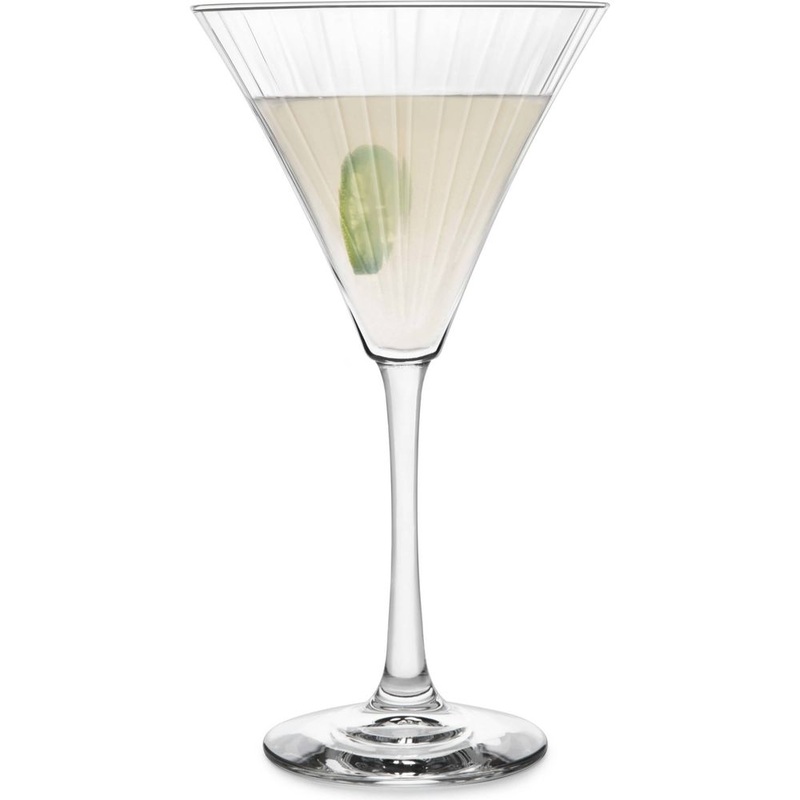 Libbey Paneled Martini Glasses, 9.5-ounce, Set of 4