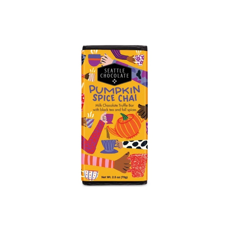 Pumpkin Spice Chai Chocolate Bar Single