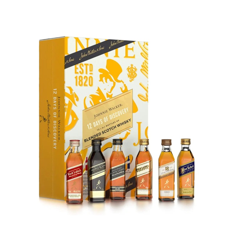 Johnnie Walker Advent Calendar, 12 x 5 cl