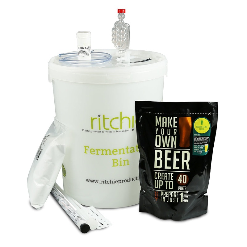 Make Your Own 40 Pint Tequila & Lime Lager Starter Kit