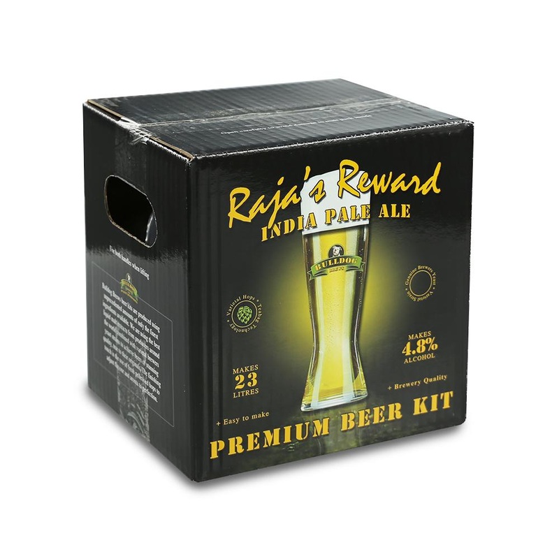 Bulldog Brews ABV 4.8% 40 Pint Beer Kit - Raja's Reward India Pale Ale