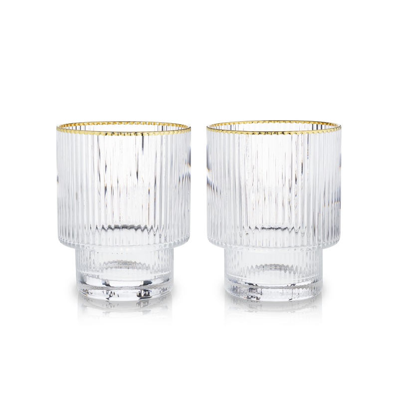 Meridian Crystal Tumblers PAIR