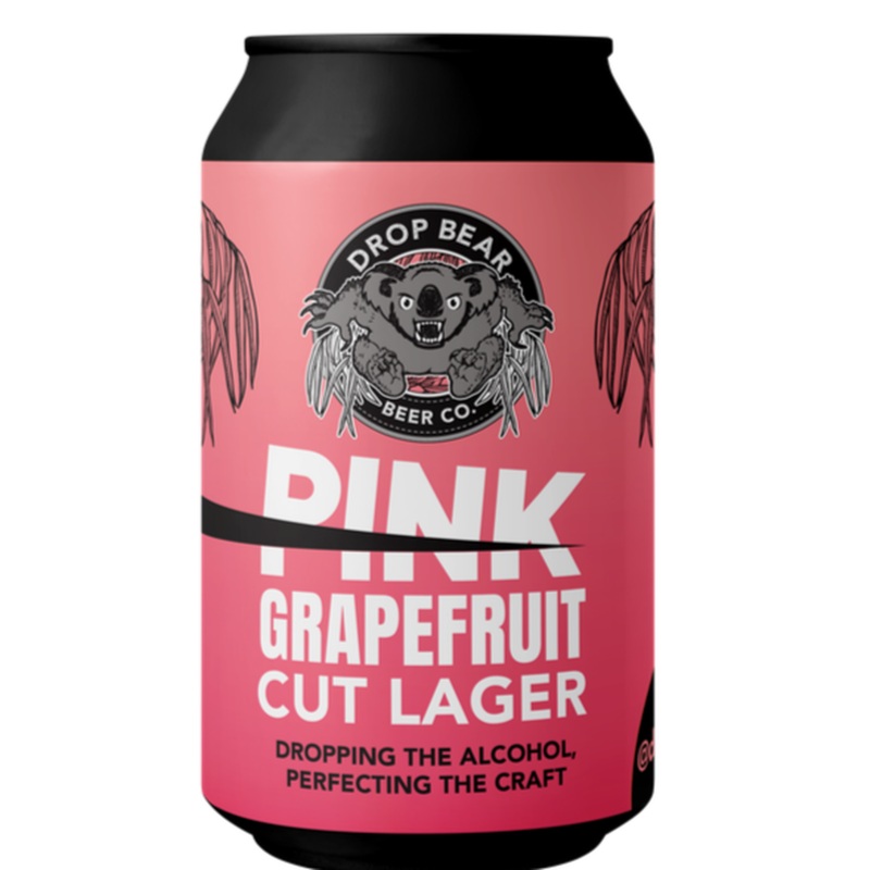 Drop Bear Beer Co. Pink Grapefruit  Cut Lager 1 Can