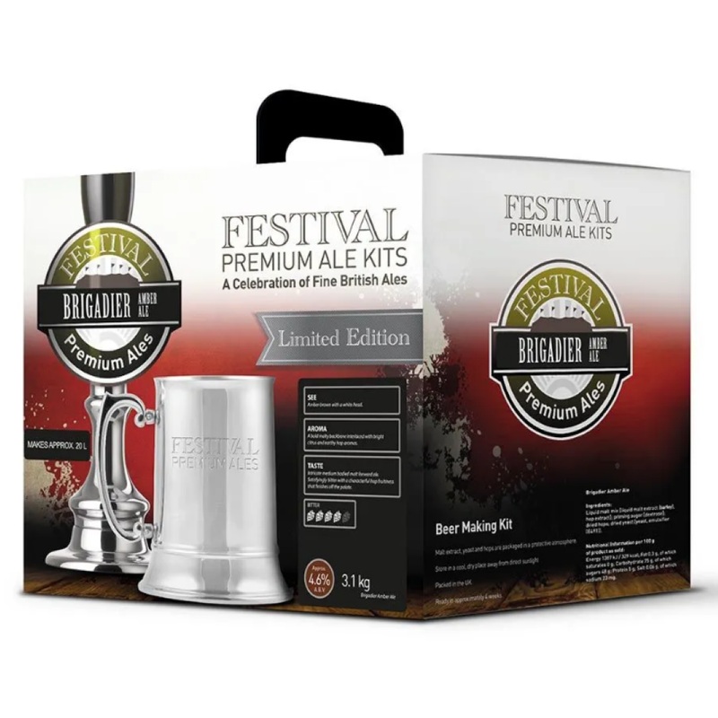 Festival 35 Pint Beer Kit - Brigadier Amber Ale