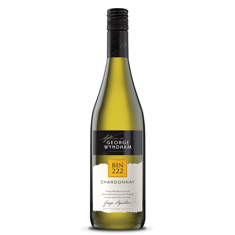 George Wyndam Bin 222 Chardonnay 13.5% abv 75cl