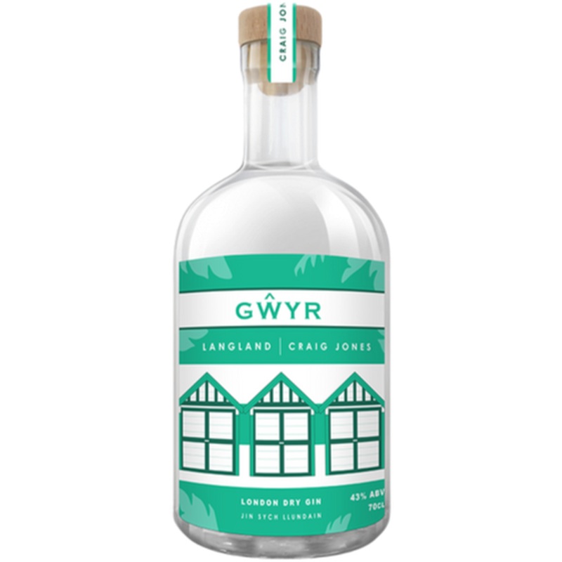 Gwyr Langland - Craig Jones Gin 20cl 1 Bottle