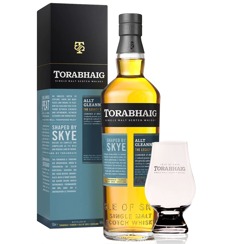 Torabhaig Allt Gleann Whisky With Glass 70cl