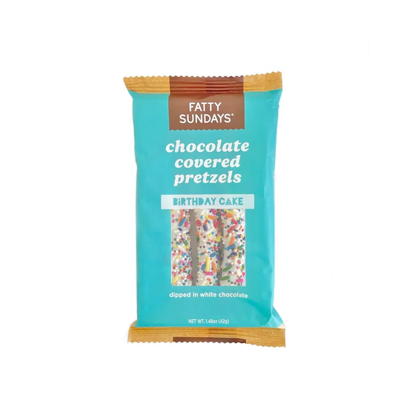 Birthday Cake Chocolate Covered Pretzels 3 PACK