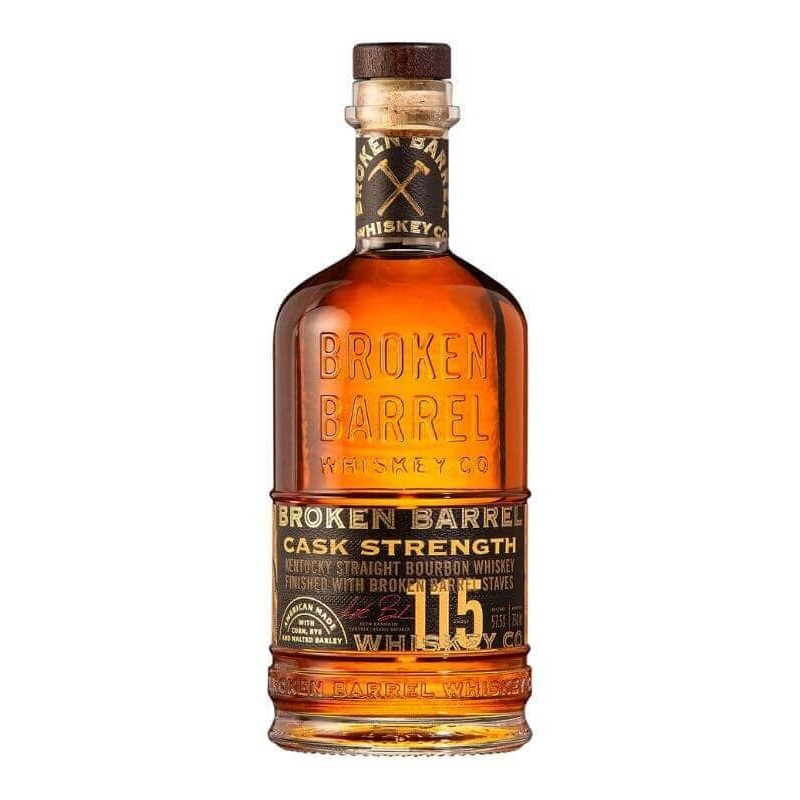 Broken Barrel Cask Strength Kentucky Straight Bourbon Whiskey 750mL