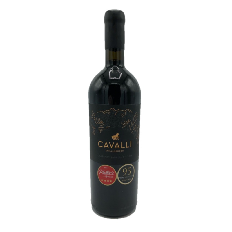 Cavalli Cabernet Sauvignon 2019 750ml 14% - South Africa Platter 4* SAWineMag 95/100 Tim Atkin 90/100