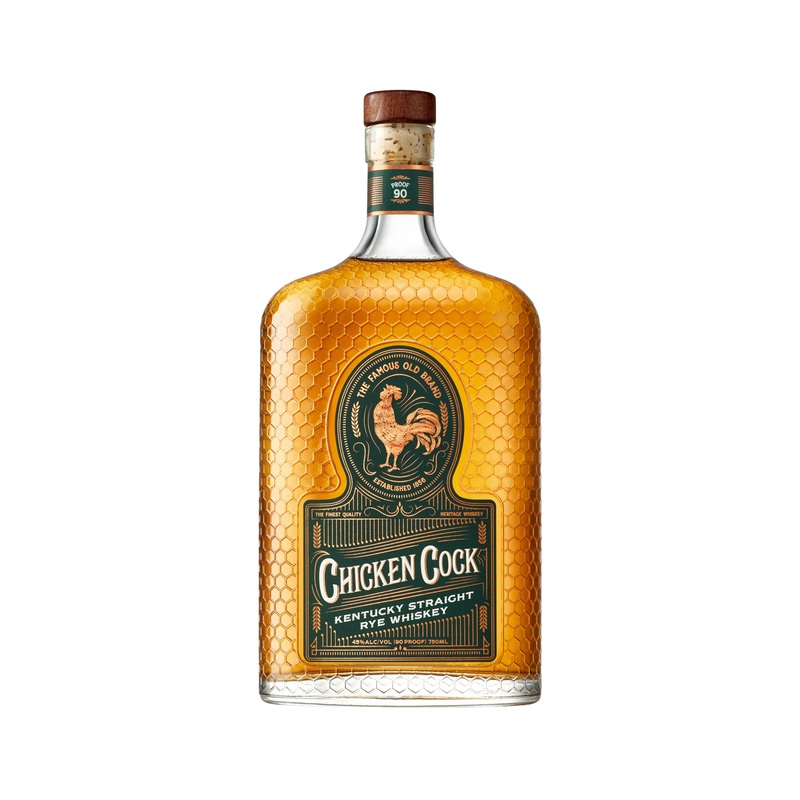 Chicken Cock Kentucky Straight Rye Whiskey 750 ML