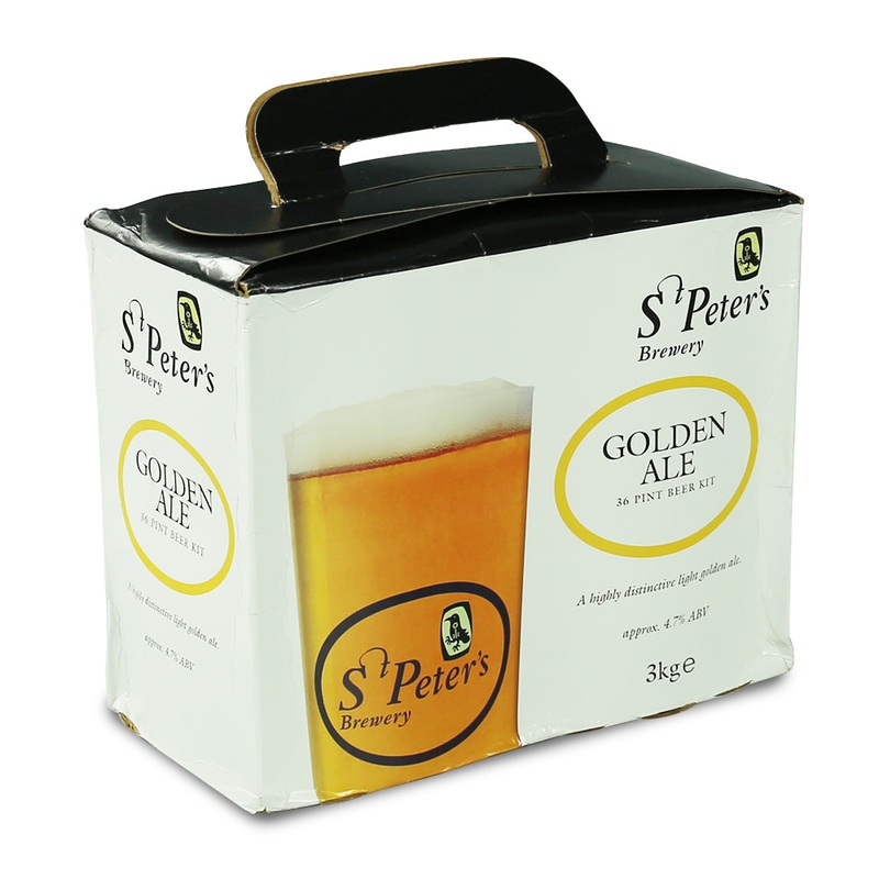 St Peters ABV 4.7% 36 Pint Beer Kit - Golden Ale
