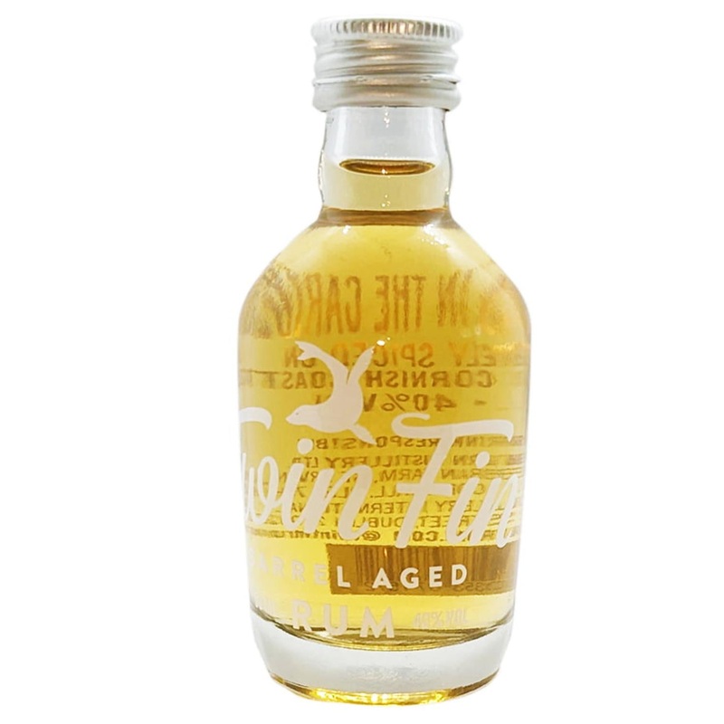 Twin Fin Barrel Aged Rum Miniature 5cl