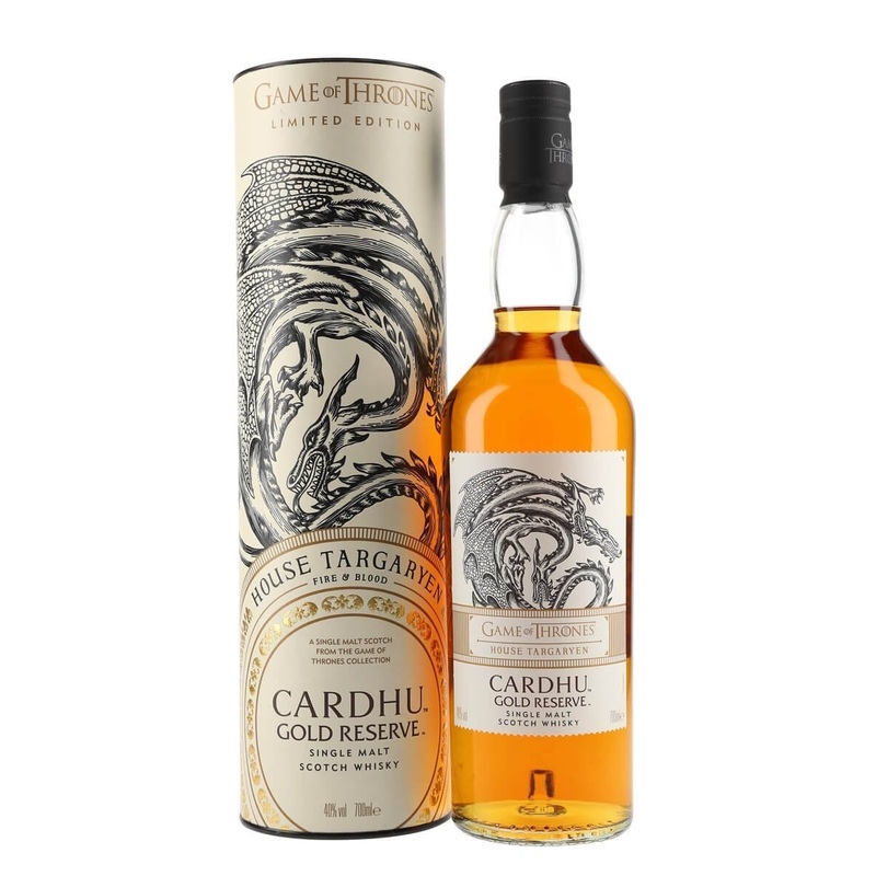 Cardhu Gold Reserve Whisky (Game Of Thrones - House Targaryen) 70cl