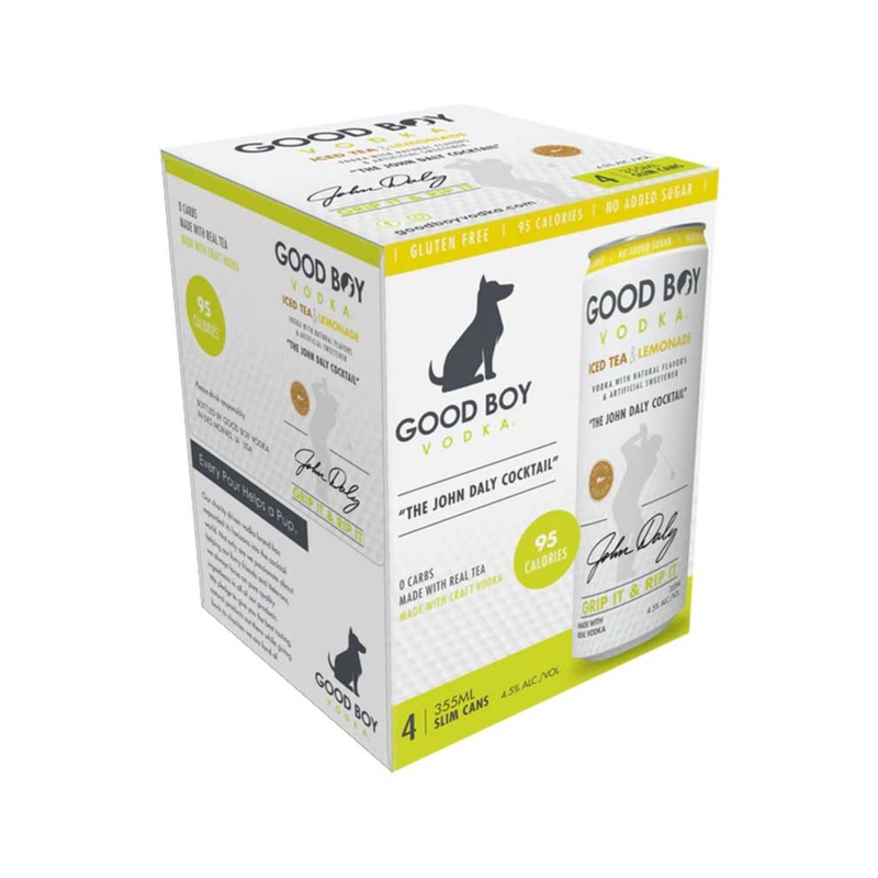 Good Boy Iced Tea & Lemonade Cocktail 4 PACK 12 OZ CANS