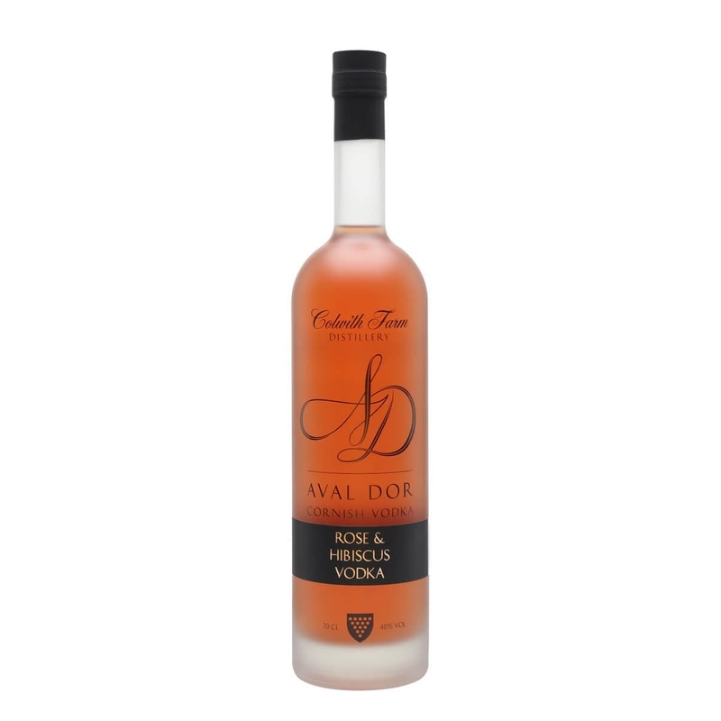 Aval Dor Cornish Rose and Hibiscus Vodka 70cl