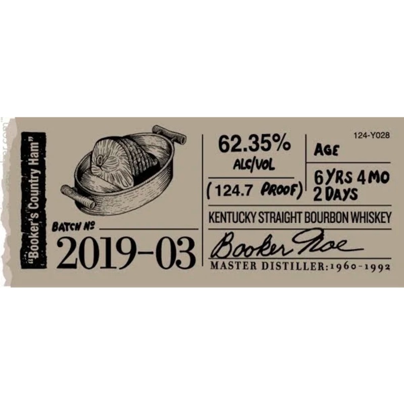 Booker's Bourbon Batch 2019-03 "Booker's Country Ham"