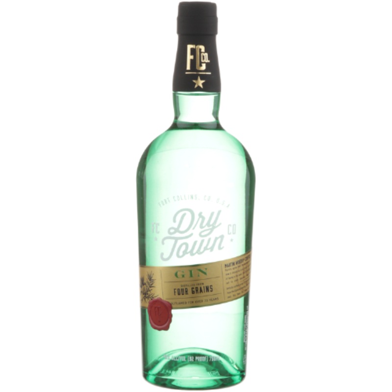 Dry Town Dry Gin Distilled From Four Grain 92 750 ML