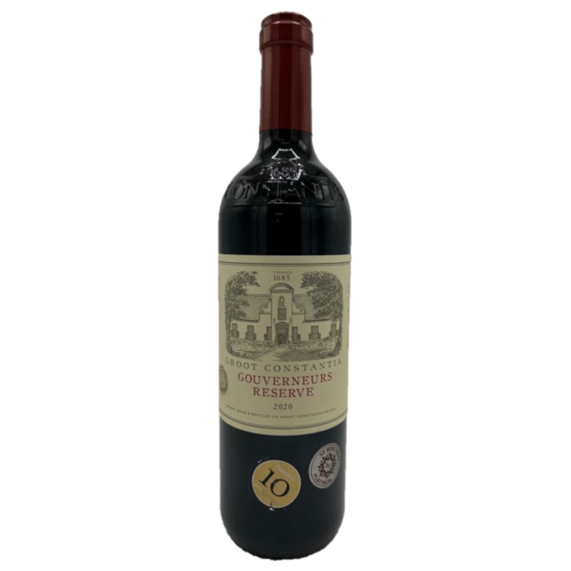 Groot Constantia Gouveneurs Reserve 2020 750ml 14% - South Africa Platter 4.5* Tim Atkin 91/100
