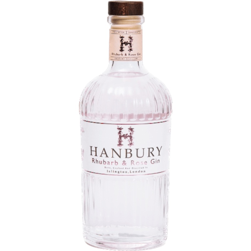 Hanbury Rhubarb & Rose Gin 70cl
