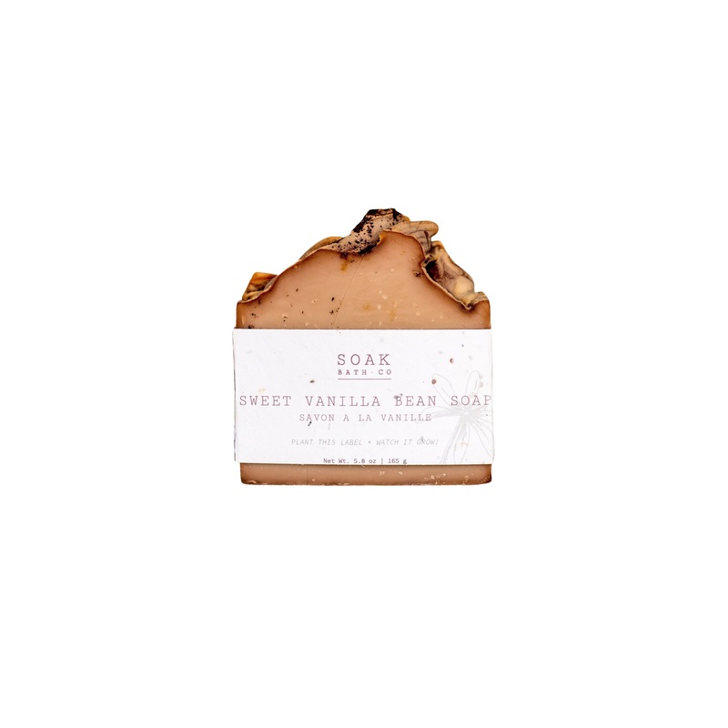 Sweet Vanilla Bean Soap Bar Single