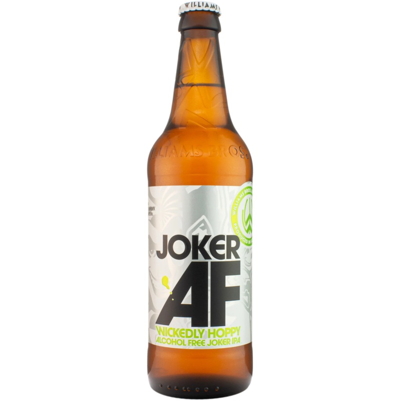 Williams Bros, Joker IPA AF (Alc-Free) GLUTEN FREE 500ml Bottle