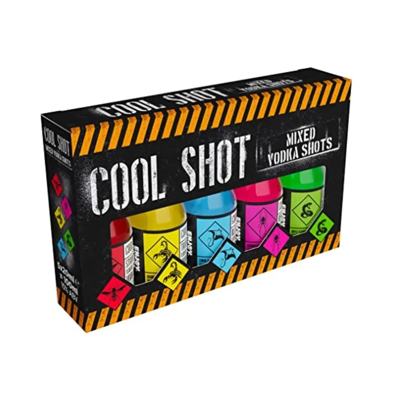 Cool Shot Mixed Vodka Shots Pack, 5 x 20 ml